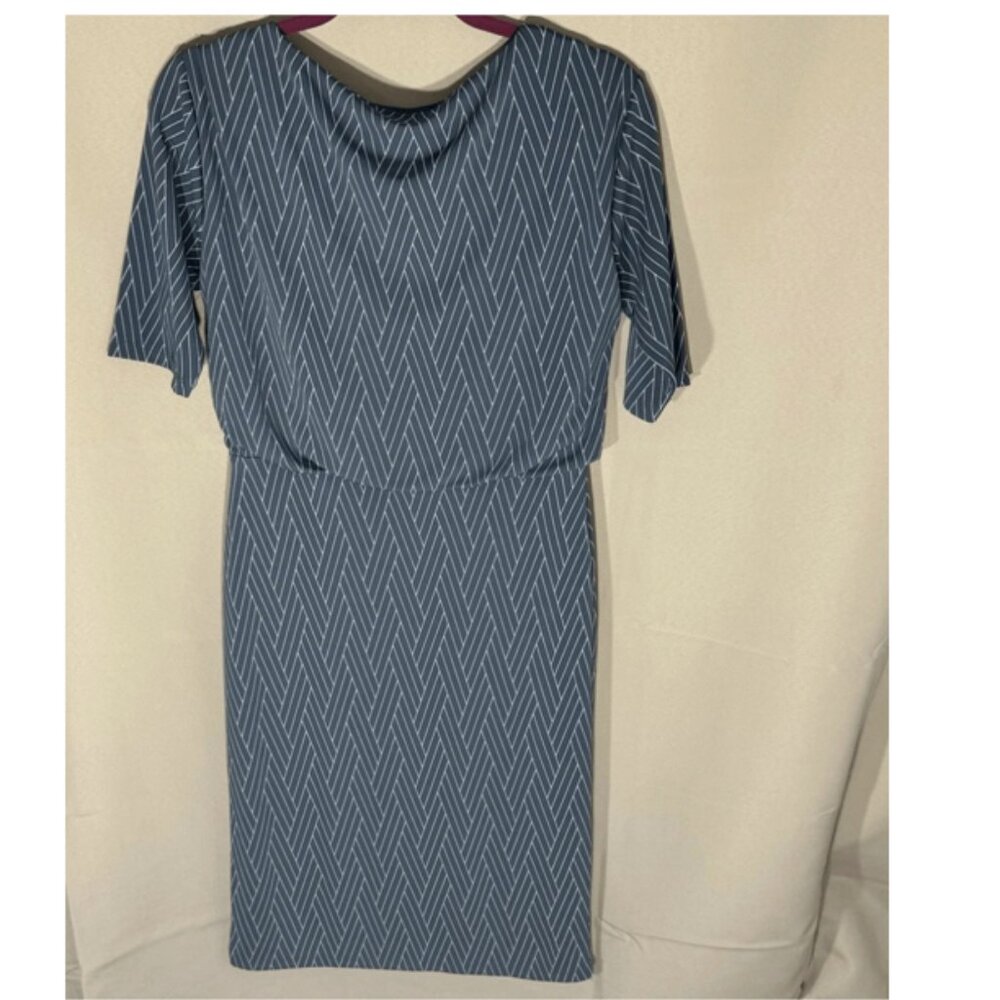 💫 Ann Taylor‎ Chevron Print Dress – Small – Brand New 💫 - Picture 2 of 5